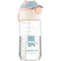 Пляшка для води Ardesto Bear 550 мл рожева (AR2255BB) - мініатюра 8