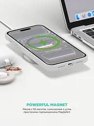 Силиконовый чехол с MagSafe для Apple iPhone 17 Pro Max, ICON2 MagCase, белый, противоударный, панель с мягкой подкладкой, защита всего корпуса, поддержка беспроводной зарядки, совместим с защитными стеклами и пленками, ArmorStandart (ARM86683) - мініатюра 8