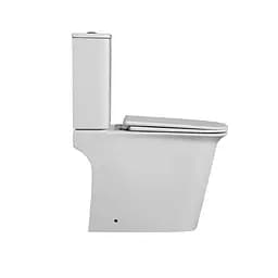 Унітаз-компакт Mixxus Wave-0404-R 630x350x805 мм, Rimless MI6692, Білий - мініатюра 5