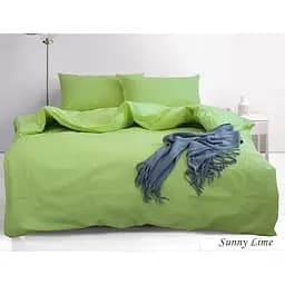 Комплект постільної білизни TAG Tekstil Сімейний Лайм 000163439 (Sunny Lime)