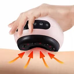 Масажна вакуумна банка 4FIZJO акумуляторна з ІЧ прогріванням 4FJ0518 Pink (P-5907739318701) - мініатюра 12