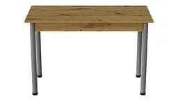 Стіл кухонний Ferrum-decor Беніта 75x120x70 Сірий ДСП Дуб Артізан 16мм (FRD-105695) - мініатюра 3