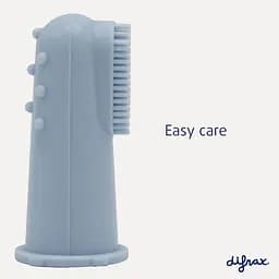 Силіконова зубна щітка Difrax масажна Pink Blue (377 Blue) - мініатюра 3