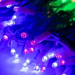 Світлодіодна новорічна гірлянда Line M-1, 11 м, 90 LED, різнокольорове світіння, 220V, для ялинки та вікна - мініатюра 8