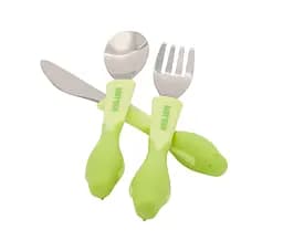 Набор столовых приборов Baby Team, зеленый (6190)