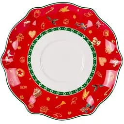 Чайний набір Lefard Christmas Delight, 250 мл, білий з червоним (985-143) - мініатюра 3