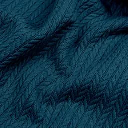 Плед-покривало Cosas Knitted Braid Ocean косичка 200х220 см (Blanket_63Ocean_KnittedBraid_200x220) - мініатюра 4