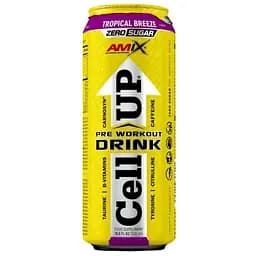 Передтренувальний комплекс Amix Pro CellUP Pre Workout Тропічний бриз 500 мл