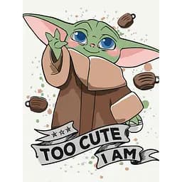 Картина за номерами Cute Grogu 16134-AC 30х40 см