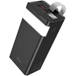 Зовнішній акумулятор Hoco J86 40000mAh 6931474759214 з лампою чорний - мініатюра 2