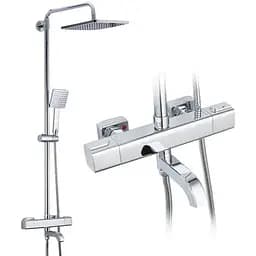 Душова система з термостатом Gappo 1/3 G2491, хром