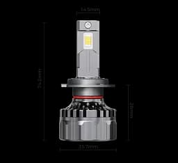 Комплект світлодіодних ламп Infolight M1 H7 55W - мініатюра 6