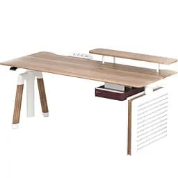 Геймерский стол Sihoo D07 1.6m Maple/White (D07B-102/D07J-102-AB)