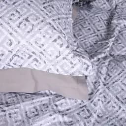 Наволочка MirSon Поплін 00-6 Geometry Grey 70х70 см сіра (2200009705441)