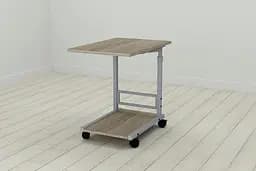 Стол приставной Ferrum-decor Френа 62x40x60 металл Серый ДСП Дуб Сонома Трюфель 16мм (FRD-102523)