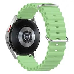 Ремінець Hump Samsung Galaxy Watch Active 2 40mm44mm - зелений ширина кріплення 20мм силікон Watchbands (W23-6WB91199940) - мініатюра 2