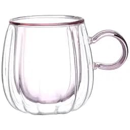 Набір чашок Vittora Cut Pink з подвійним дном 2 шт. 240 мл (141383)