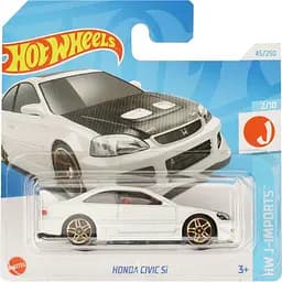 Базовая машинка Hot Wheels HW J-Imports Honda Civic белая (5785)  