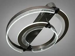 Стельова LED-люстра з пультом, диммером та підсвічуванням Diasha 5219/500+300 - мініатюра 4