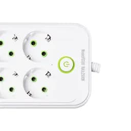 Мережевий фільтр-подовжувач ONE 8 розеток 4 USB 2,8 метри, білий Yiwu HP-5-27 - мініатюра 6