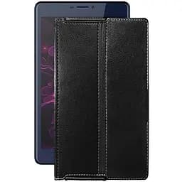 Чохол StatusCASE з екошкіри для планшету Nomi Corsa 4 C070014 (Camera left) Чорний матовий