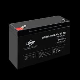 Акумулятор AGM LPM 6V - 12 Ah - мініатюра 4