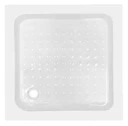 Набір Lidz Душова кабіна Wawel SC80x80.SAT.LOW.FR, квадратна, скло Frost 4 мм + Душовий піддон Kapielka ST80x80x14 - мініатюра 8