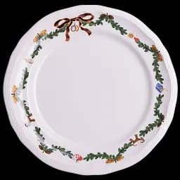 Тарілка сервірувальна порцелянова Star Christmas 26 см  YY78-11A-1