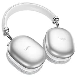 Навушники Hoco Bluetooth W35 MAX wireless headphones сріблясті - мініатюра 3