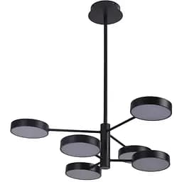 Світильник стельовий Miorro LED Fiori з пультом ДУ 70W 2700-6000К чорний (51-313-002) - мініатюра 4