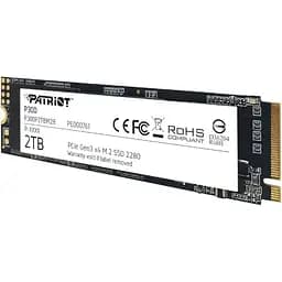 Внутренний накопитель SSD Patriot P300 2TB NVMe M.2 2280 PCIe 3.0x4 P300P2TBM28
