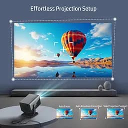 HP Проєктор HP MC475 FHD, 200 lm, LED, 0.8, WiFi, Smart - мініатюра 7