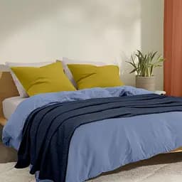Плед-покривало Cosas Knitted Braid Navy косичка 110х140 см (Blanket_65-1Navy_KnittedBraid_110x140) - мініатюра 3