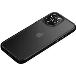 TPU+PC чехол Metal Buttons для Apple iPhone 12 Pro / 12 6.1" Чорний, TPU+PC