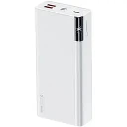 Зовнішній акумулятор Remax Riji 22.5W QC+PD 30000mAh білий (RPP-257)