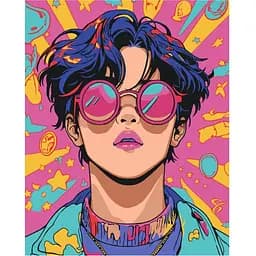 Картина по номерам Art Craft Розовые очки 40х50 см (10162-AC)