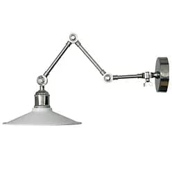 Настінне бра нікельоване 4-ох поворотне, PikArt арт. 3303 білий