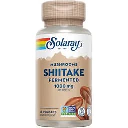 Экстракт гриба Шиитаке Solaray Fermented Shiitake Mushroom 1000 мг 60 капсул