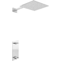 Душова система Kohlman Nexen 30 chrome + BOX прихованого монтажу KPL- QW227UQ30, Хром