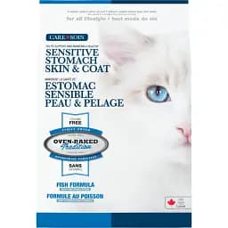 Беззерновой сухой корм Oven-Baked Tradition Skin & Stomach полностью сбалансирован для кошек из свежего рыбного мяса 2.27 кг