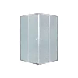 Душевая кабина Lidz Wawel SC80x80. SAT.LOW.FR, стекло Frost 4 мм без поддона, Универсальная, матовая