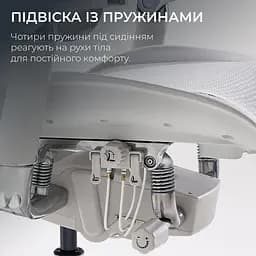 Ігрове крісло Sihoo DORO S300 Mesh Light Grey (S300-M202) - мініатюра 9