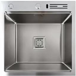 Кухонна мийка Platinum HANDMADE з підставкою для ножів (SP000040745)