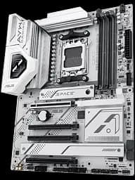 Материнcька плата Asus X870 AYW Gaming Wi-Fi White Socket AM5 (X870 AYW GAMING WIFI W) Б/В - мініатюра 2
