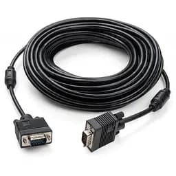 Кабель мультимедійний VGA 15.0m ferrits Vinga (VCPVGAF15BK) - мініатюра 2