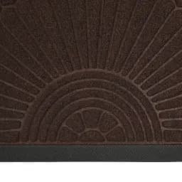 Килимок придверний Eco Fabric Промені півколо з кромкою коричневий 40 х 60 см (4060-024) - мініатюра 6