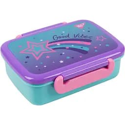 Ланч-бокс Yes Glamour, 420 мл, бірюзовий з фіолетовим (707932)