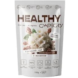 Необсмажений гречаний чай з жасмином Healthy Choice 100 г