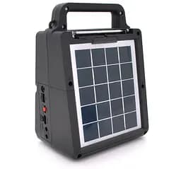 Зарядная станция, фонарь с солнечной панелью KENSA FP05+Solar+Bluetooth колонка, аккумулятор - мініатюра 3