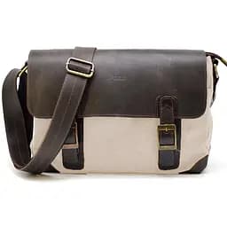 Чоловіча шкіряна сумка через плече TARWA 33х22х8 см sum0025360